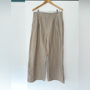 Abercrombie and Fitch women's linen/cotton Wide-Leg Pants